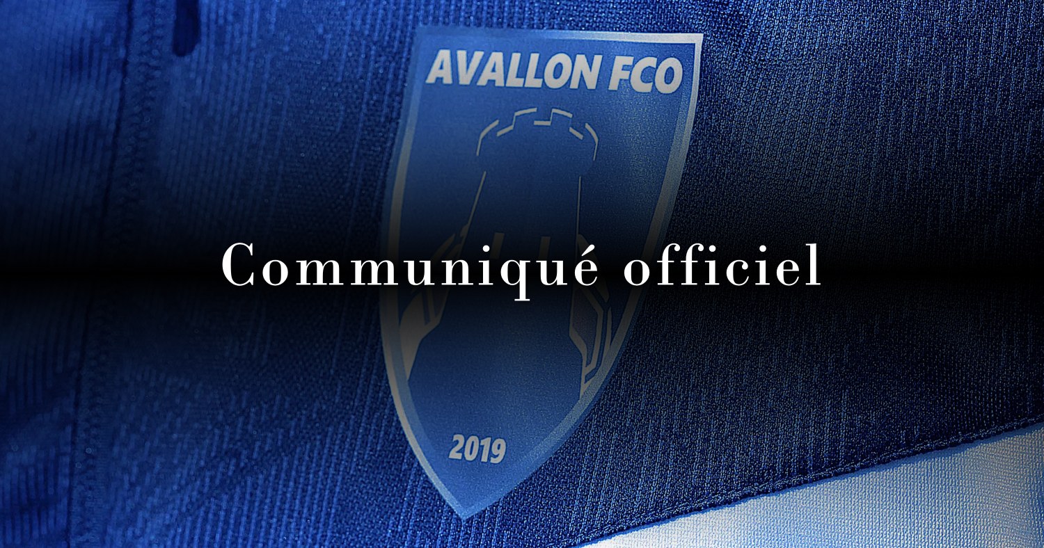 Visuel officiel du communiqué AFCO sur le Comité de direction