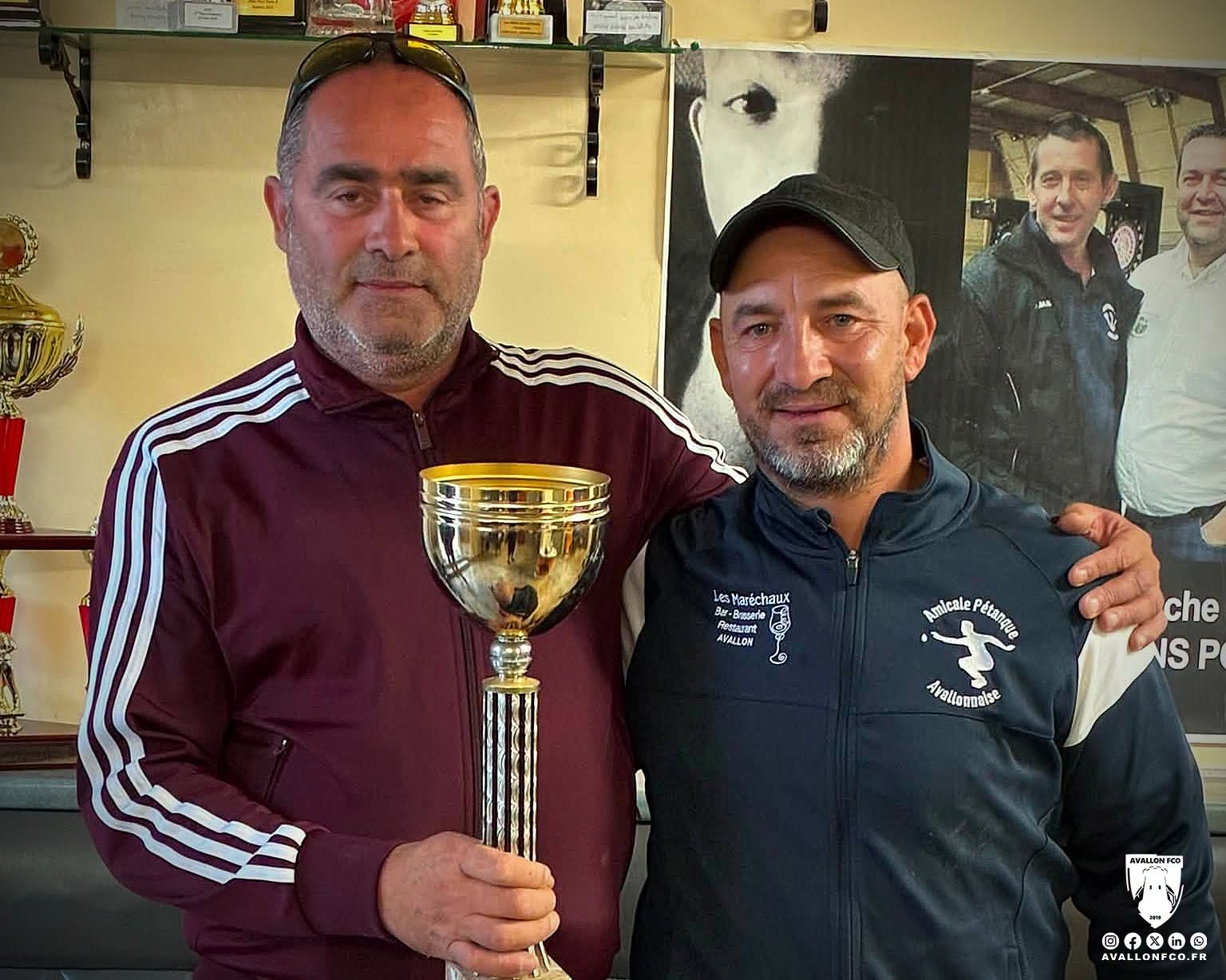 Remise de coupe lors du concours de pétanque de l’AFCO