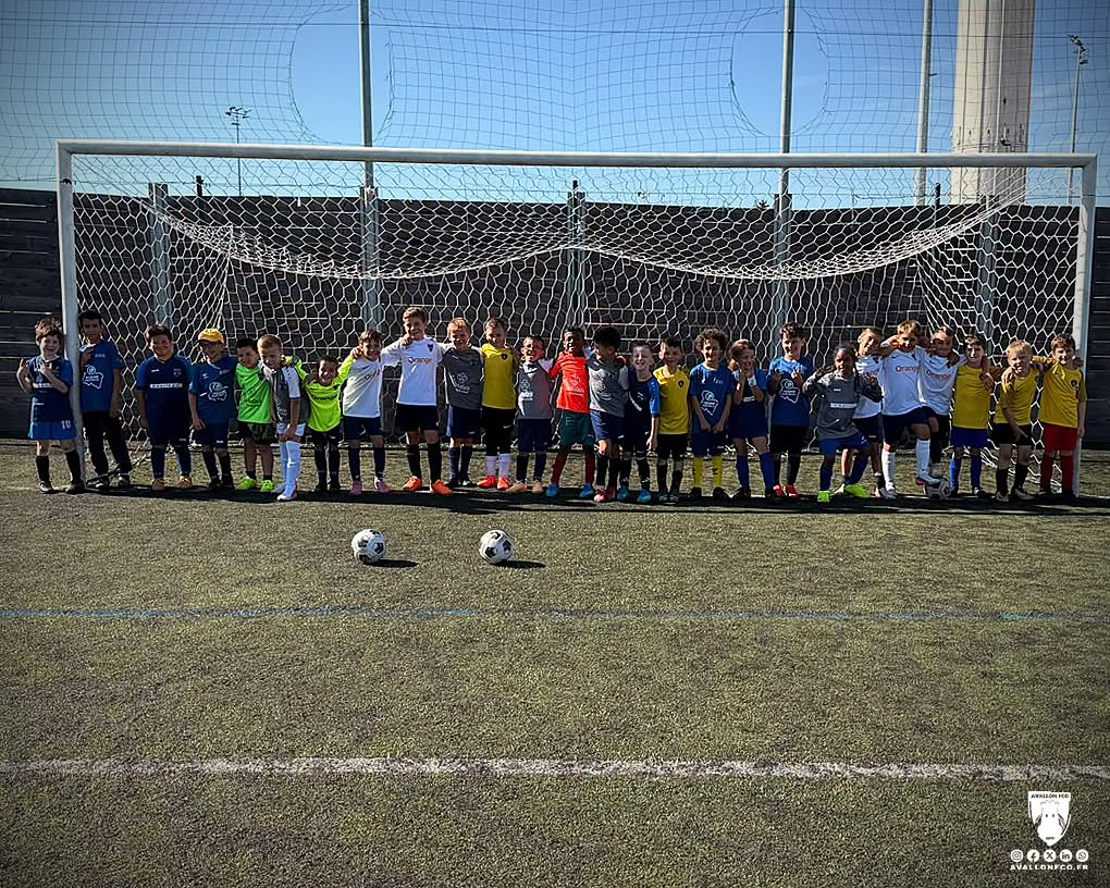 Les U9 de l’Avallon FCO pour leur premier plateau officiel