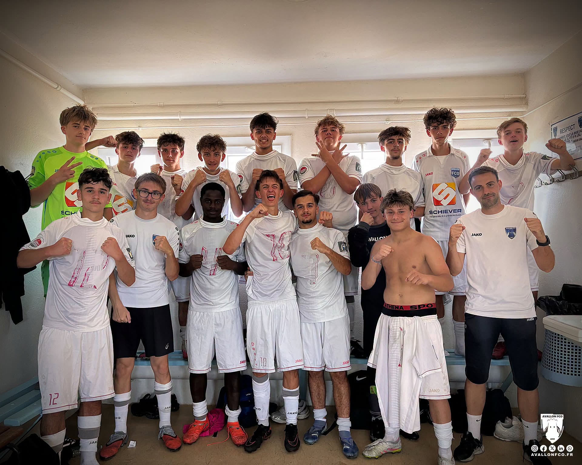 Les U18 de l’AFCO